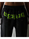 Broken Promises Beware Rhinestone Grey Sweatpants - Thumbnail image 5 of 8