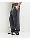 Broken Promises Beware Rhinestone Grey Sweatpants - Thumbnail image 7 of 8