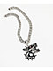 Broken Promises Big Bark 20" Silver Miami Cuban Necklace - Thumbnail image 2 of 2