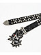 Broken Promises Big Bark Rhinestone Black Belt - Thumbnail image 2 of 3