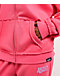 Broken Promises Bougie Rhinestone Pink Zip Hoodie - Thumbnail image 5 of 8