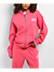 Broken Promises Bougie Rhinestone Pink Zip Hoodie - Thumbnail image 8 of 8