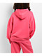 Broken Promises Bougie Rhinestone Pink Zip Hoodie - Thumbnail image 2 of 8