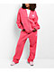 Broken Promises Bougie Rhinestoned Pink Baggy Sweatpants - Thumbnail image 6 of 6