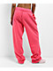 Broken Promises Bougie Rhinestoned Pink Baggy Sweatpants - Thumbnail image 2 of 6