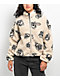 Broken Promises Brain Fog Natural Fleece Jacket - Thumbnail image 1 of 3
