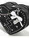 Broken Promises Breaking Heart Black Shoulder Bag - Thumbnail image 4 of 5