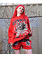 Broken Promises Breakthrough Red Rhinestone Hoodie - Thumbnail image 7 of 7