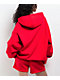 Broken Promises Breakthrough Red Rhinestone Hoodie - Thumbnail image 2 of 7