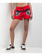 Broken Promises Breakthrough Red Rhinestone Sweat Shorts  - Thumbnail image 1 of 7