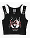 Broken Promises Buckle K9 Black Crop Tank Top - Thumbnail image 4 of 6