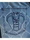 Broken Promises Chain Link Blue Wash Denim Jeans - Thumbnail image 4 of 6