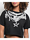 Broken Promises Chaoscharm Black Crop T-Shirt - Thumbnail image 2 of 2