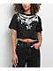 Broken Promises Chaoscharm Black Crop T-Shirt - Thumbnail image 1 of 2