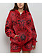 Broken Promises Chaotic Harmony Red Zip Hoodie - Thumbnail image 1 of 4