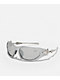 Broken Promises Chromebone Silver Sunglasses - Thumbnail image 1 of 2