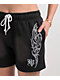 Broken Promises Chromium Black Wash Sweat Shorts - Thumbnail image 3 of 3