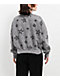 Broken Promises Chuck Grey Crop Crewneck Sweatshirt - Thumbnail image 2 of 3