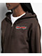 Broken Promises Coffin Jumper Brown Zip Hoodie - Thumbnail image 3 of 3