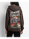 Broken Promises Coffin Jumper Brown Zip Hoodie - Thumbnail image 1 of 3