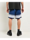 Broken Promises Compass Blue Mesh Shorts - Thumbnail image 2 of 4