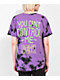 Broken Promises Control Me Purple & Black Tie Dye T-Shirt