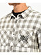 Broken Promises Corn Snake Grey Distressed Flannel Shirt