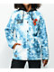 Broken Promises Could Be Different White & Teal Tie Dye Snowboard Jacket