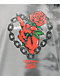 Broken Promises Could Be Different camiseta de manga larga con teñido dividido gris