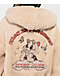 Broken Promises Cry Later Cream Half Zip Crop Tech Fleece Hoodie - Thumbnail image 4 of 7