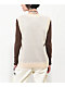 Broken Promises Cry Later Cream Sweater Vest - Thumbnail image 2 of 8