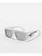 Broken Promises Cyber White Sunglasses - Thumbnail image 1 of 3