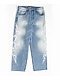 Broken Promises CyberSig Blue Wash Baggy Jeans - Thumbnail image 7 of 8