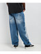 Broken Promises CyberSig Blue Wash Baggy Jeans - Thumbnail image 2 of 8