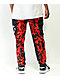 Broken Promises Demon Red & Black Camo Cargo Sweatpants - Thumbnail image 2 of 5