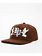Broken Promises Doves Brown Snapback Hat - Thumbnail image 1 of 3