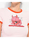 Broken Promises Emo Girl Pink Crop T-Shirt - Thumbnail image 3 of 4