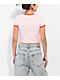Broken Promises Emo Girl Pink Crop T-Shirt - Thumbnail image 2 of 4