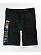 Broken Promises Emotional Black Sweat Shorts - Thumbnail image 1 of 2
