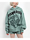 Broken Promises Emotional Embrace Green Hoodie - Thumbnail image 1 of 4