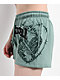 Broken Promises Emotional Embrace Green Sweat Shorts - Thumbnail image 6 of 7