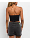 Broken Promises Emotionality Black Lace Up Tube Top - Thumbnail image 2 of 3