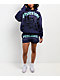 Broken Promises Endless Rhinestone Blue Wash Sweat Shorts - Thumbnail image 5 of 7
