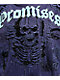 Broken Promises Endless Rhinestoned Navy Wash Hoodie - Thumbnail image 3 of 5