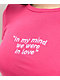 Broken Promises Evermore Pink Crop T-shirt - Thumbnail image 4 of 4