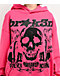 Broken Promises Faceless Pink Rhinestone Hoodie - Thumbnail image 3 of 7