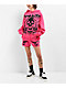 Broken Promises Faceless Pink Rhinestone Sweat Shorts - Thumbnail image 6 of 10