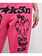 Broken Promises Faceless Rhinestone Pink Wide Leg Sweatpants - Thumbnail image 5 of 7