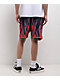 Broken Promises Frenemy Black & Red Mesh Shorts - Thumbnail image 2 of 5