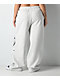 Broken Promises Get A Grip Grey Wide Leg Sweatpants - Thumbnail image 4 of 8